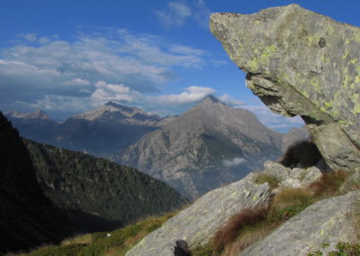 vista sul Mont Nery dal colle della Mologna Piccola - foto di Corrado Martiner Testa
