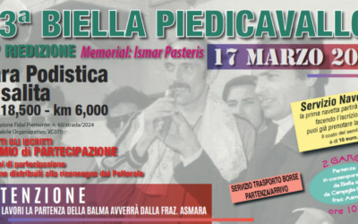 43esima Biella – Piedicavallo: gara podistica in salita